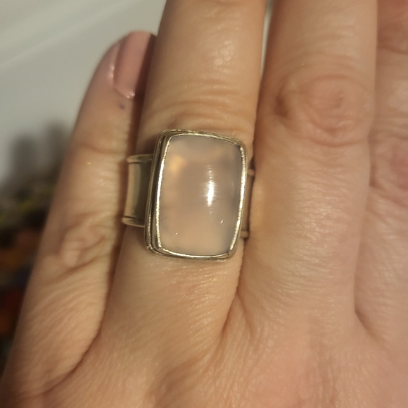 Jewelry - Rose Quartz Silver Ring